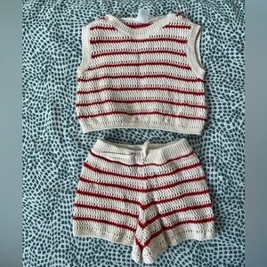 Zara knitted two piece suit for toddler